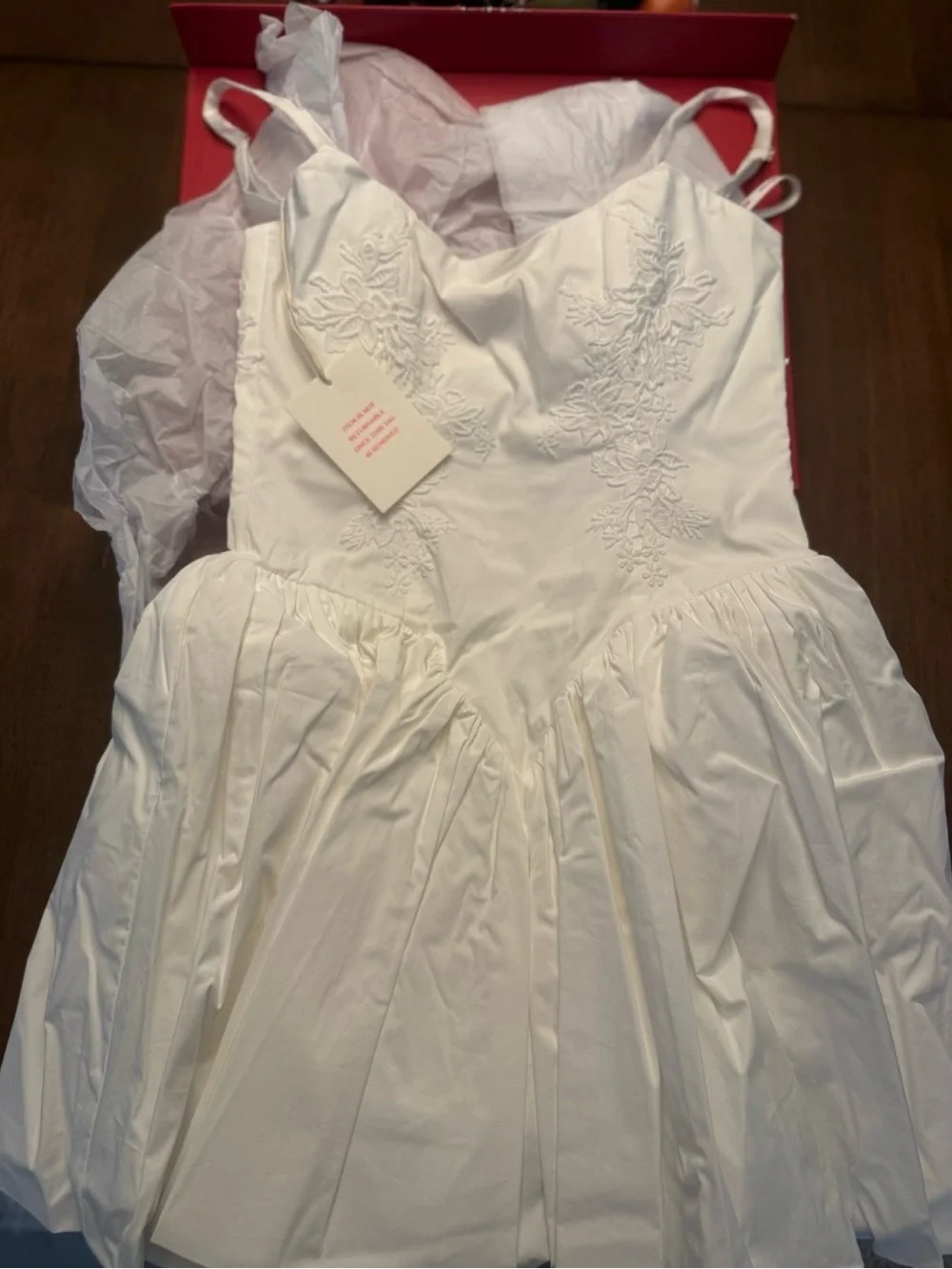 Miss Circle White Midi Dress — Elegant Women's Dress